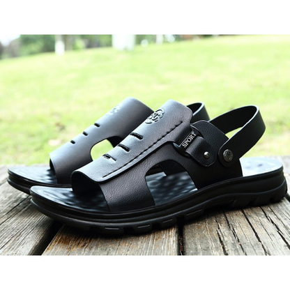 Comfortabele Antislip Sandalen | Premium Rundleer | Duurzaam